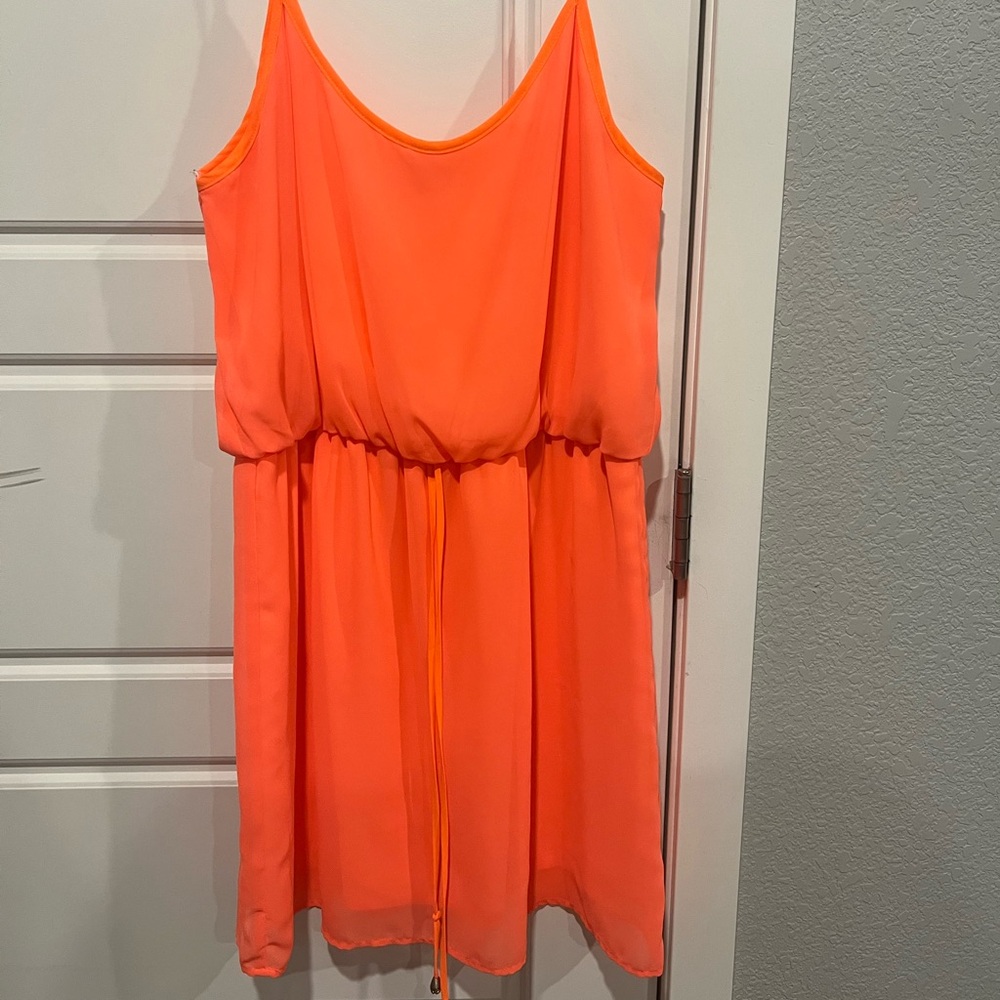 Bright orange neon fun sundress!